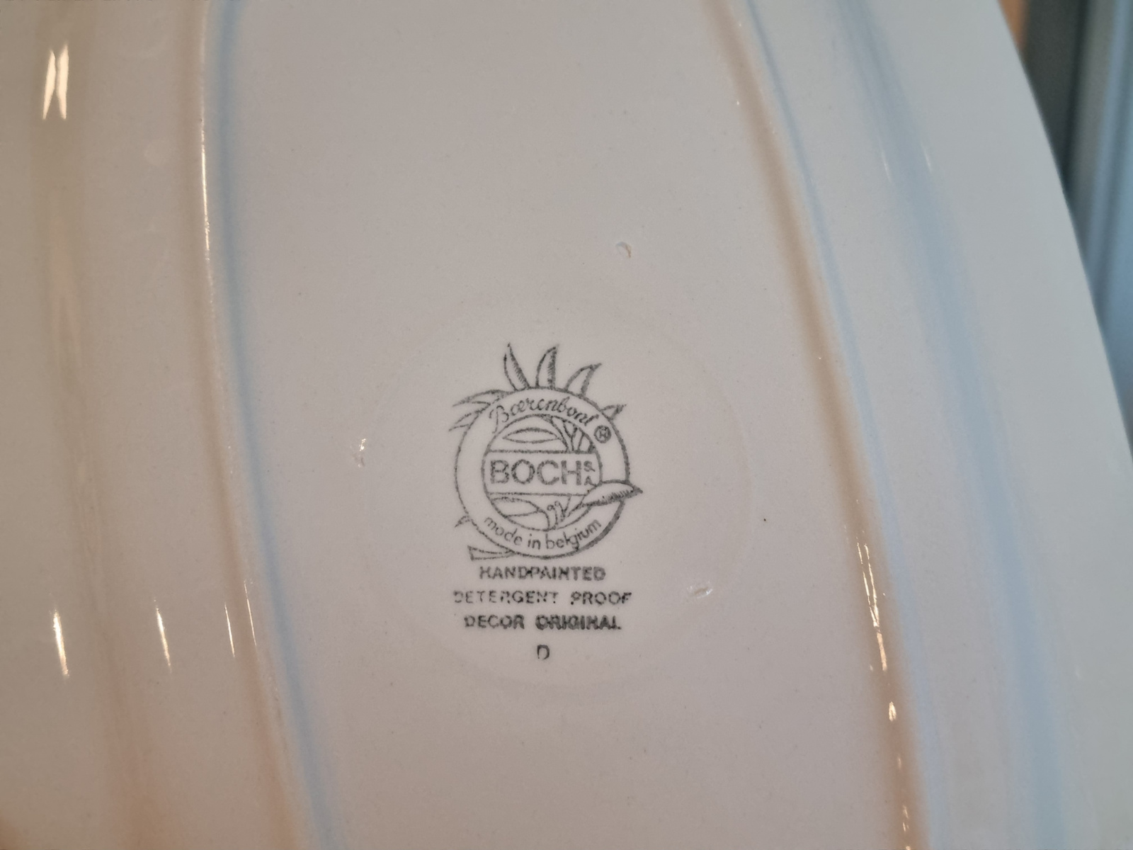 Boerenbont Boch rechthoekige schaal 26 cm