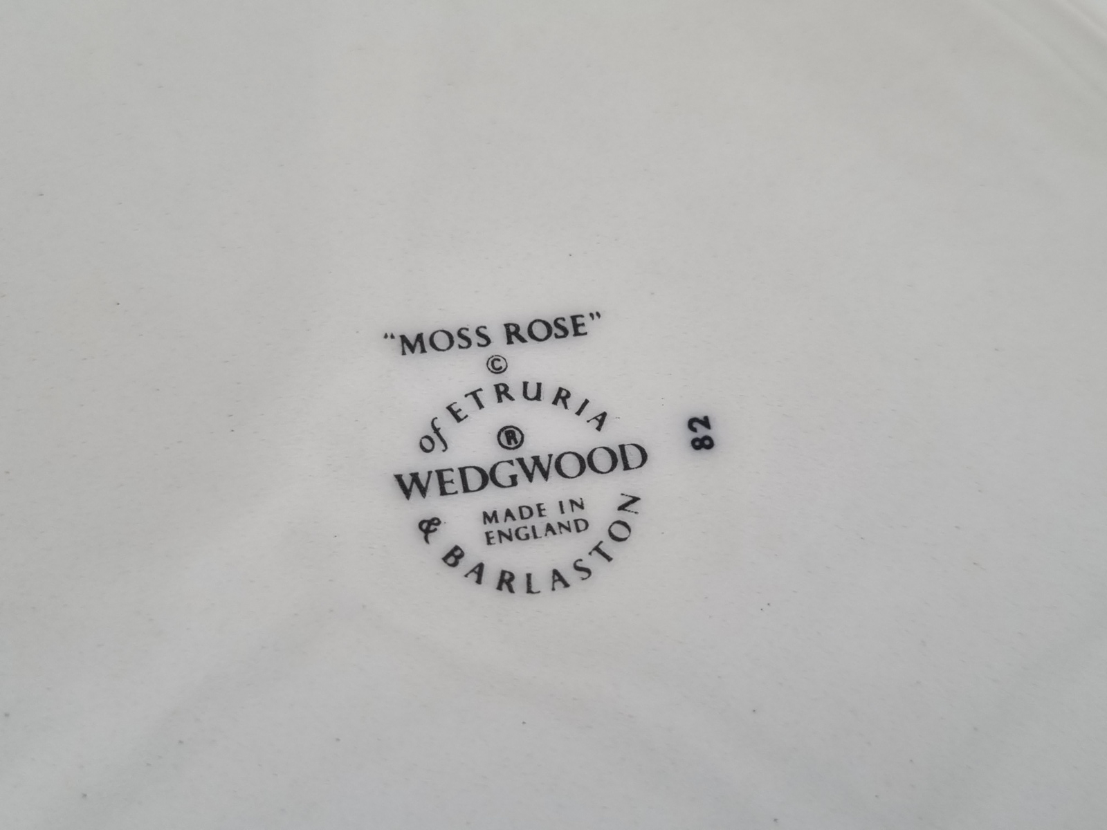 Wedgwood Moss Rose ontbijtbordje 22,5 cm