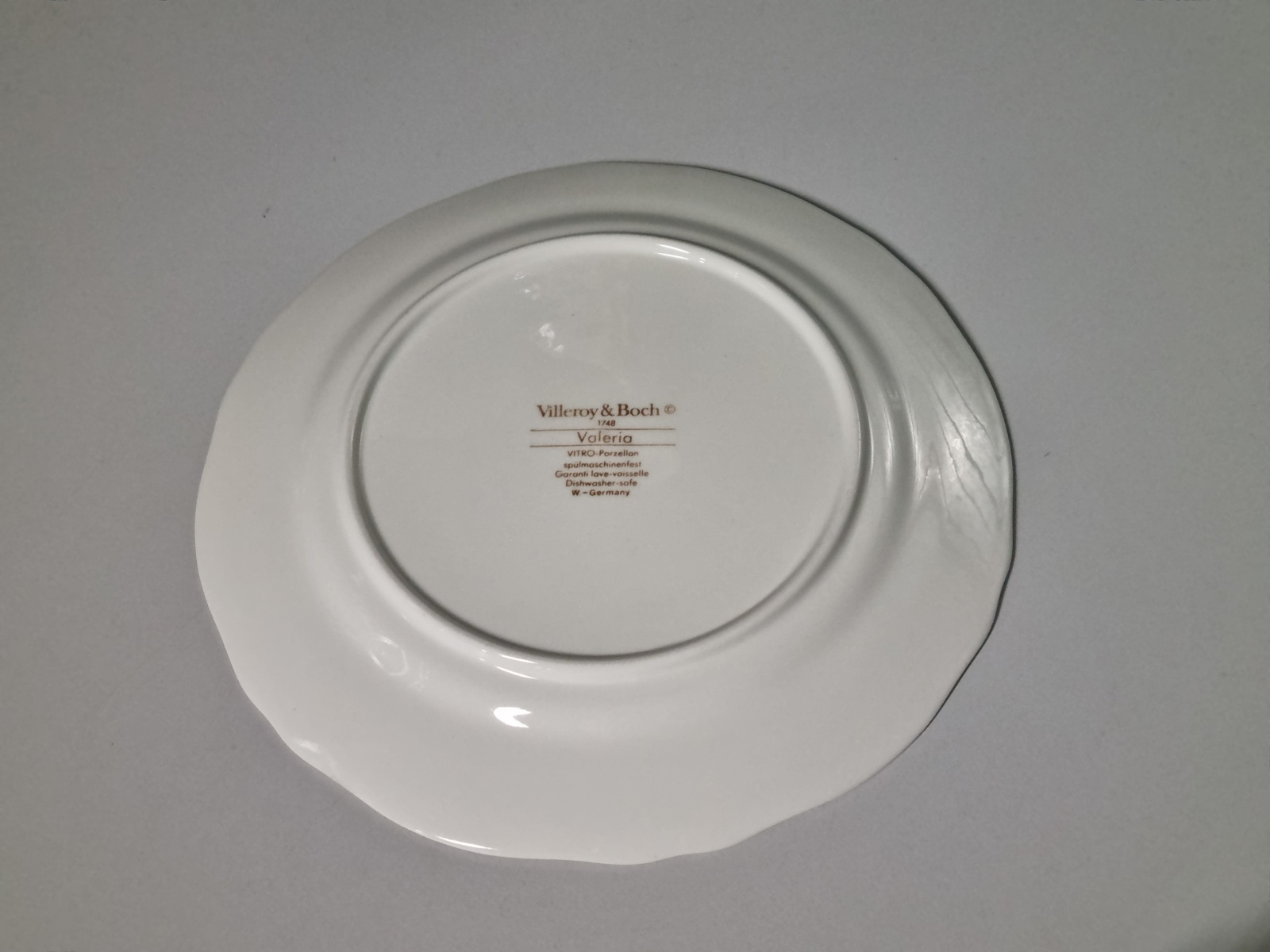 Villeroy en Boch Valeria rood plat dinerbord 23,5 cm