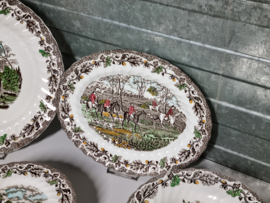 Engels bruin Jachtservies Myott's Country Life Eetservies 8-pers