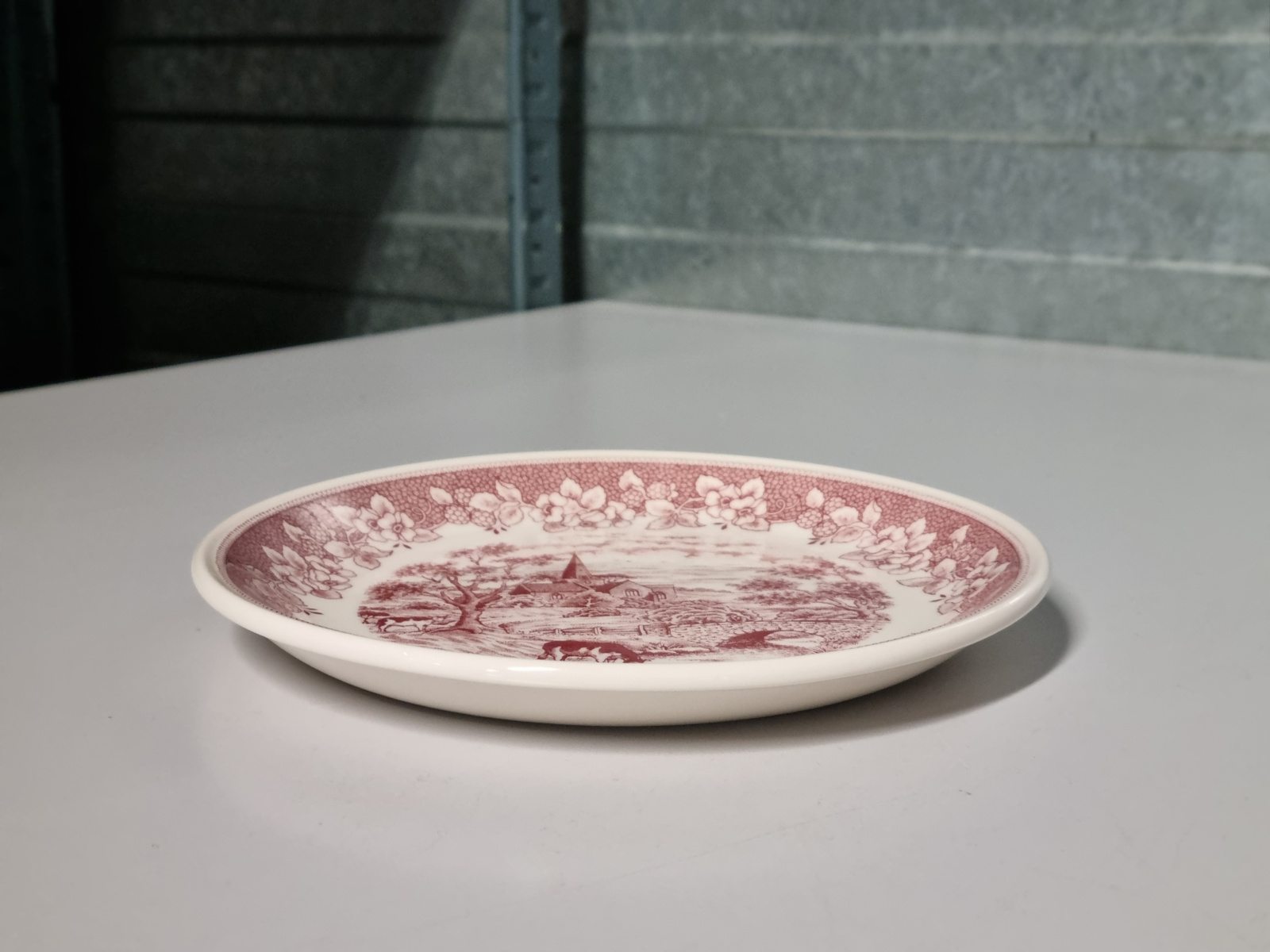 Engels rood Biltons England ontbijtbordje 19 cm