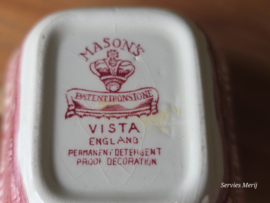 Engels Mason's Vista rood suikerpot