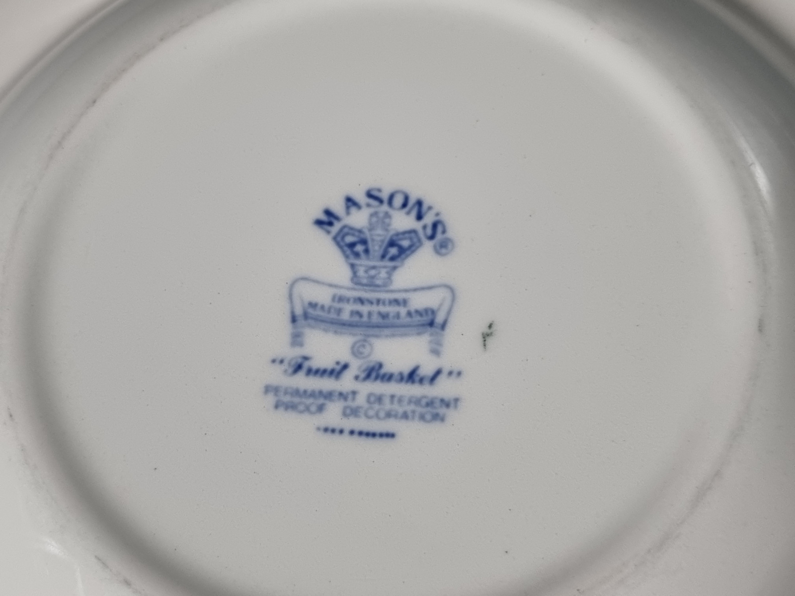Engels Mason's Fruit Basket diep bord 22,5 cm