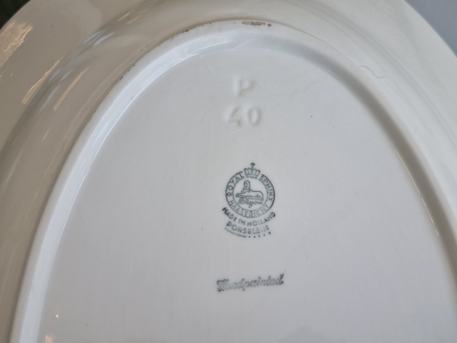 Oud Boerenbont Royal Sphinx Set 3x Schaal Hotelporselein