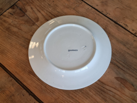 Verkocht = Petrus Regout Marines donkerblauw plat dinerbord 23,5 cm (rond model, horizon)