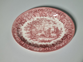 Engels rood EIT England ovale schaal 29,5 cm (kasteel)
