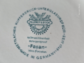 Villeroy en Boch Fasan groen Soepkom met schotel