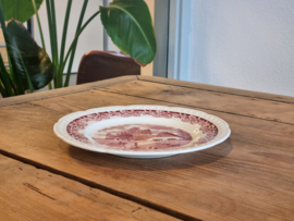 Boerenhoeve Rood Societe Ceramique ontbijtbordje 20,5 cm