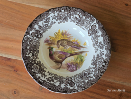 Engels Palissy Game Series diep bord 22,5 cm (afb. fazant)