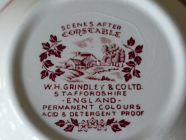 Engels rood Grindley Scenes After Constable Dekschaal Terrine