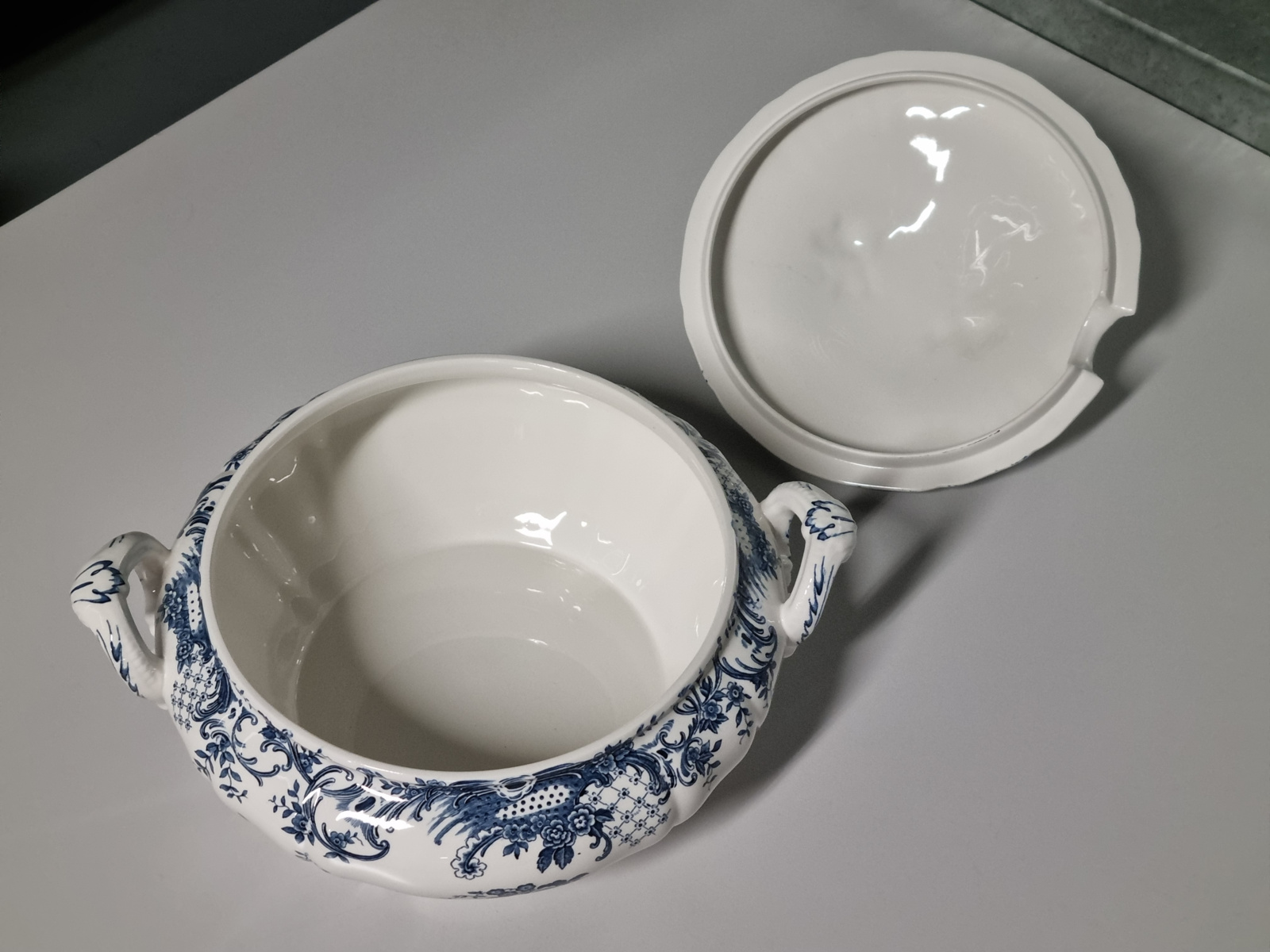 Villeroy en Boch Valeria blauw Soepterrine