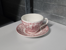 Engels rood Broadhurst Balmoral kop en schotel