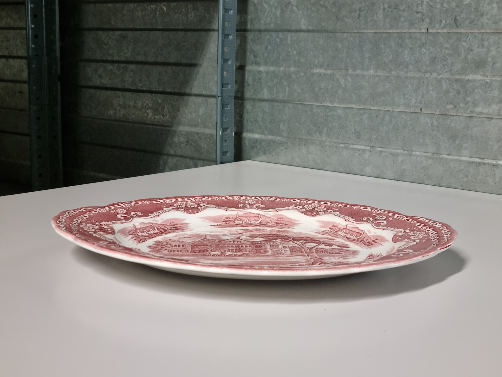 Engels rood Grindley Country Inns ovale schaal 31,5 cm