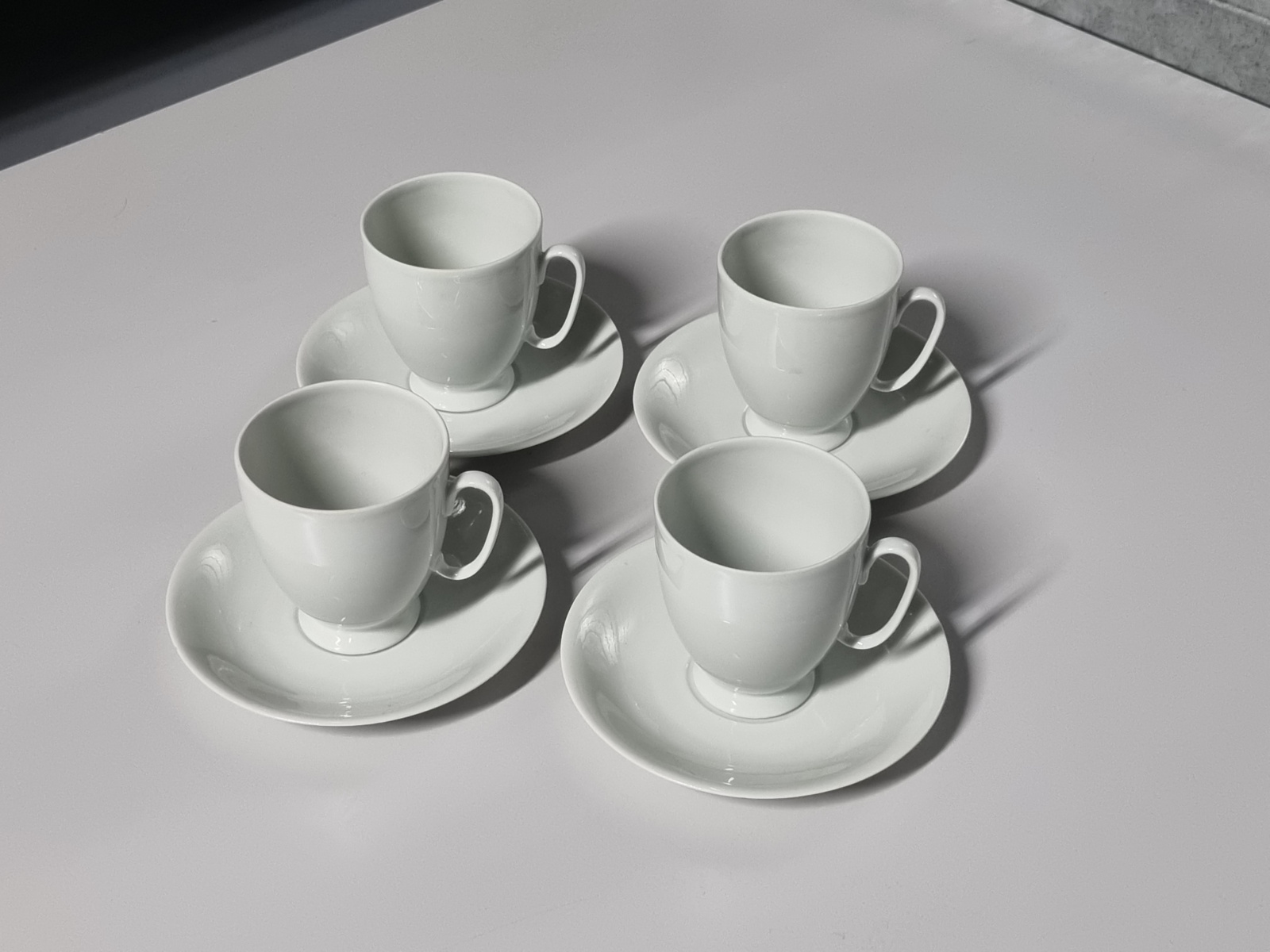 Mosa Maastricht decor Select Celadon set 4x Kop en schotel 6 cm
