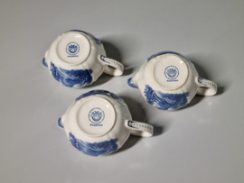 Villeroy en Boch Burgenland blauw set 3x Schenkkannetje 0,3 liter