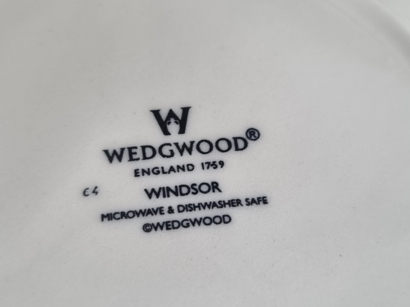 Wedgwood Windsor Gebakstel 6-persoons met parelrand