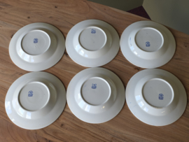 Beatrix Societe Ceramique set 6x diep pasta curry bord 25 cm (wit)