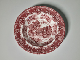Engels rood Grindley Country Inns Diep Pasta Soep Bord 22,5 cm