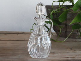 Glas Vintage set 4x kleine Karaf