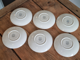 Wedgwood Stratford set 6x Thee Kop en schotel 8 cm