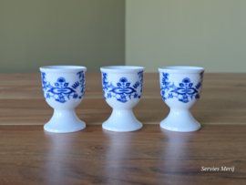 Zwiebelmuster onbekend merk set 3x hoge eierdop