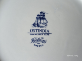 Rorstrand Ostindia East Indies onderkant botervloot (Porselein)