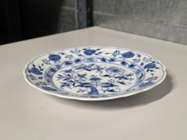 Zwiebelmuster Huttensteinach ontbijtbord (golvende rand) 19 cm