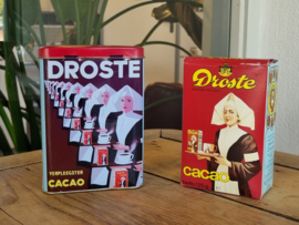 Droste Cacao Holland blik met originele cacao 13,5 cm