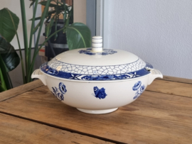 Societe Ceramique Butterflij Dekschaal Terrine (wit)