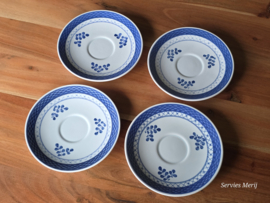 Royal Copenhagen Tranquebar Trankebar set 4x kop en schotel 10 cm