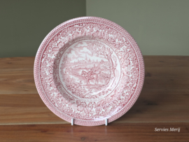 Engels rood English Ironstone Tableware EIT diep bord 22 cm (Home Farm)