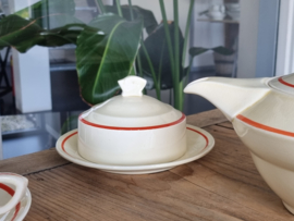 Societe Ceramique Theeservies Art Deco 5-pers.