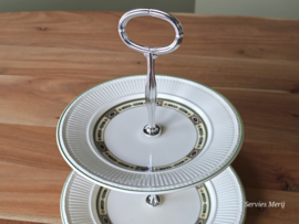 Wedgwood Carlton Etagere 2-laags zilverkleurig