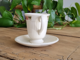 Wedgwood Briar Rose set 8x Koffie Kop en schotel