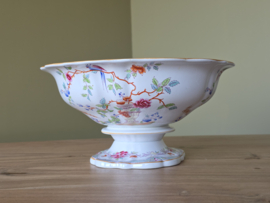 Petrus Regout Portici hoge ronde schaal op voet 26,5 cm