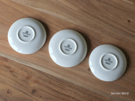 Royal Boch Kitchen set 3x Petitfours of Theezakjeslegger 11 cm