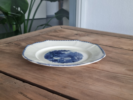 Landschap Blauw Societe Ceramique Ontbijtbordje 21 cm (hoekig model)