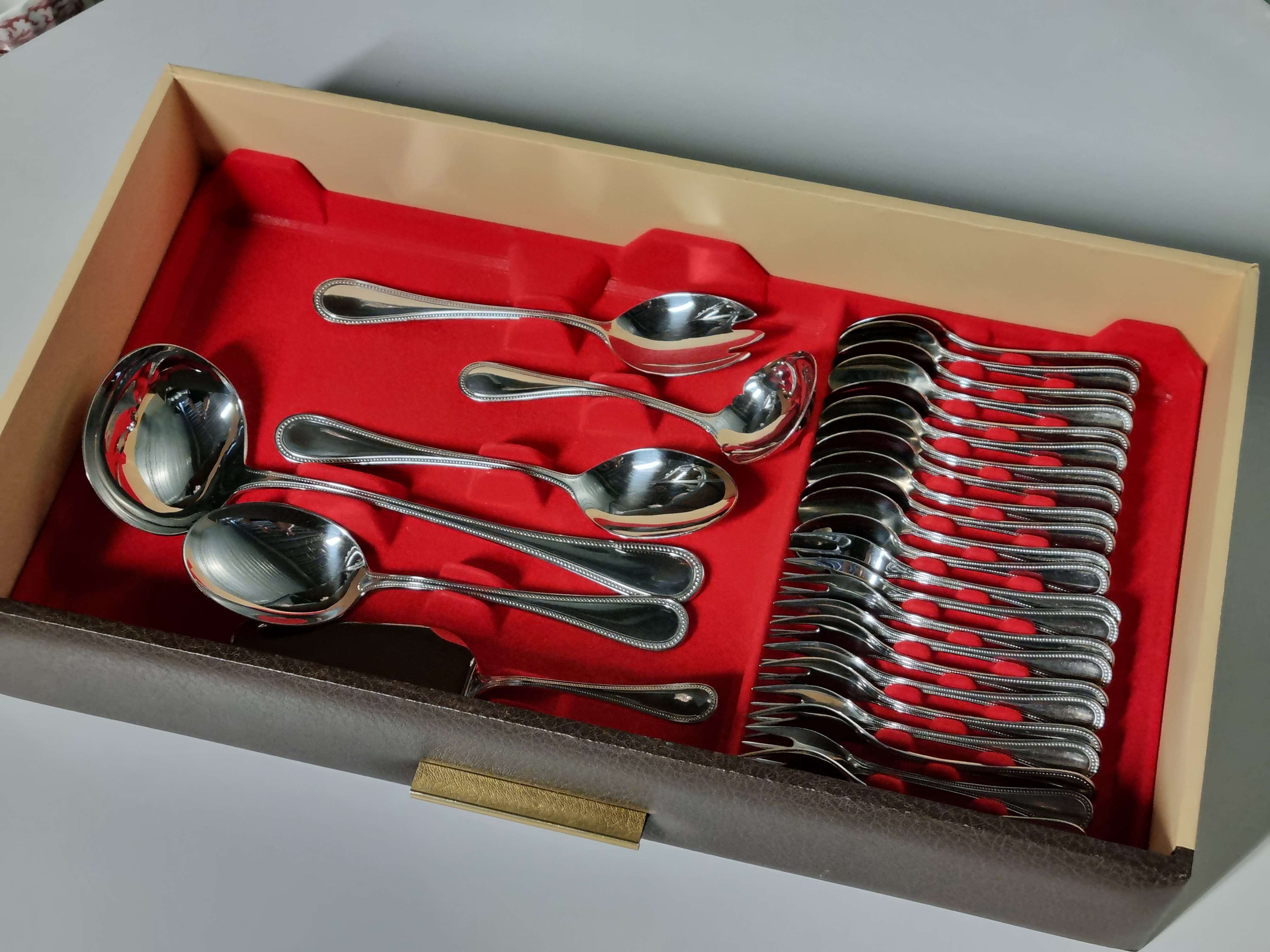 Bestek set Wirths Rostfrei Solingen 12 personen 124 delen