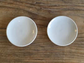 Wedgwood Queen's Ware set 2x Theezakjeslegger 7,5 cm