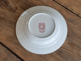 Regout Castillo Old England rood Diep Soep Pasta Bord 23,5 cm