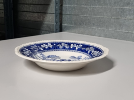 Engels Copeland Spode's Tower blauw middelgroot Diep Pasta Bord 23,5 cm