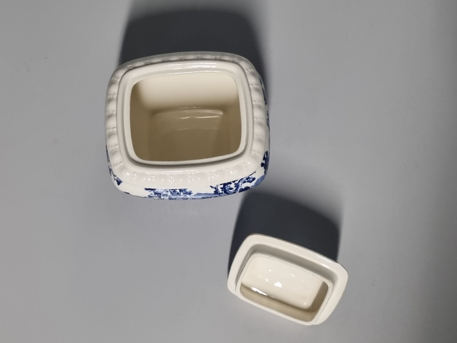 Villeroy en Boch Rusticana blauw grootste model Suikerpot