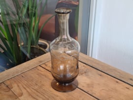 Vintage glazen vaas rookglas