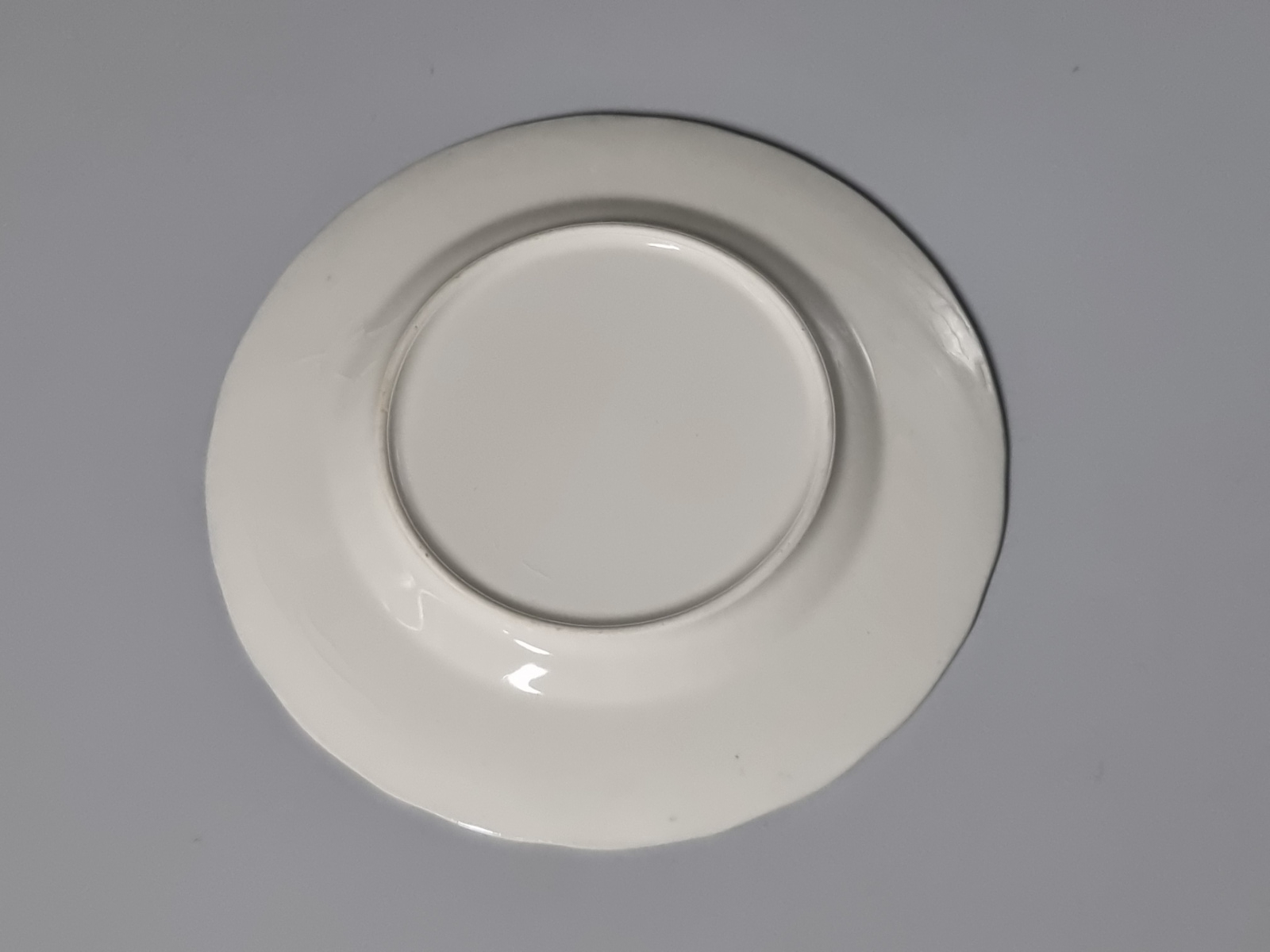 Engels blauw Staffordshire (niet gemerkt) Ontbijtbordje 20 cm