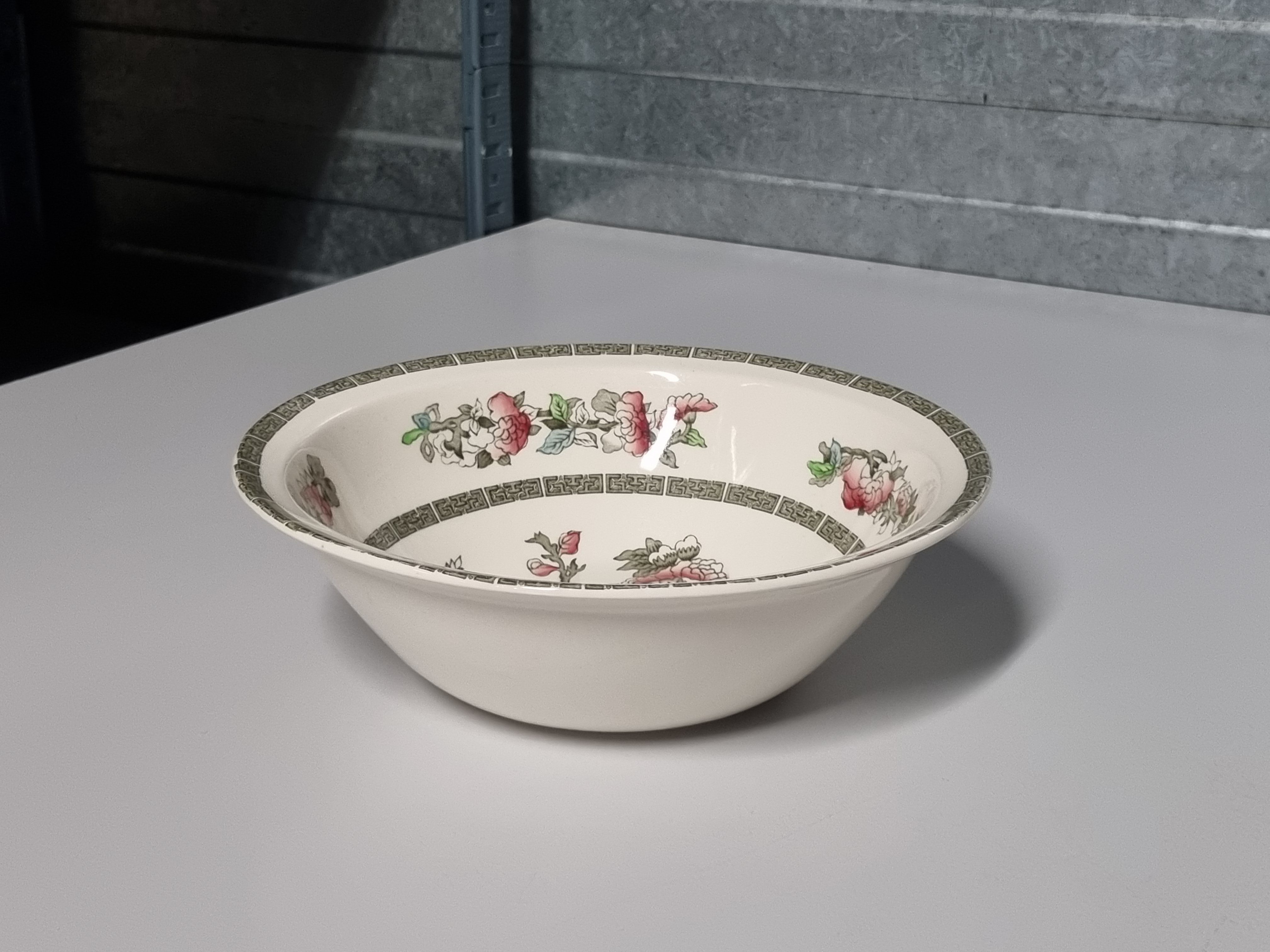 Engels bruin Indian Tree ronde schaal 21 cm