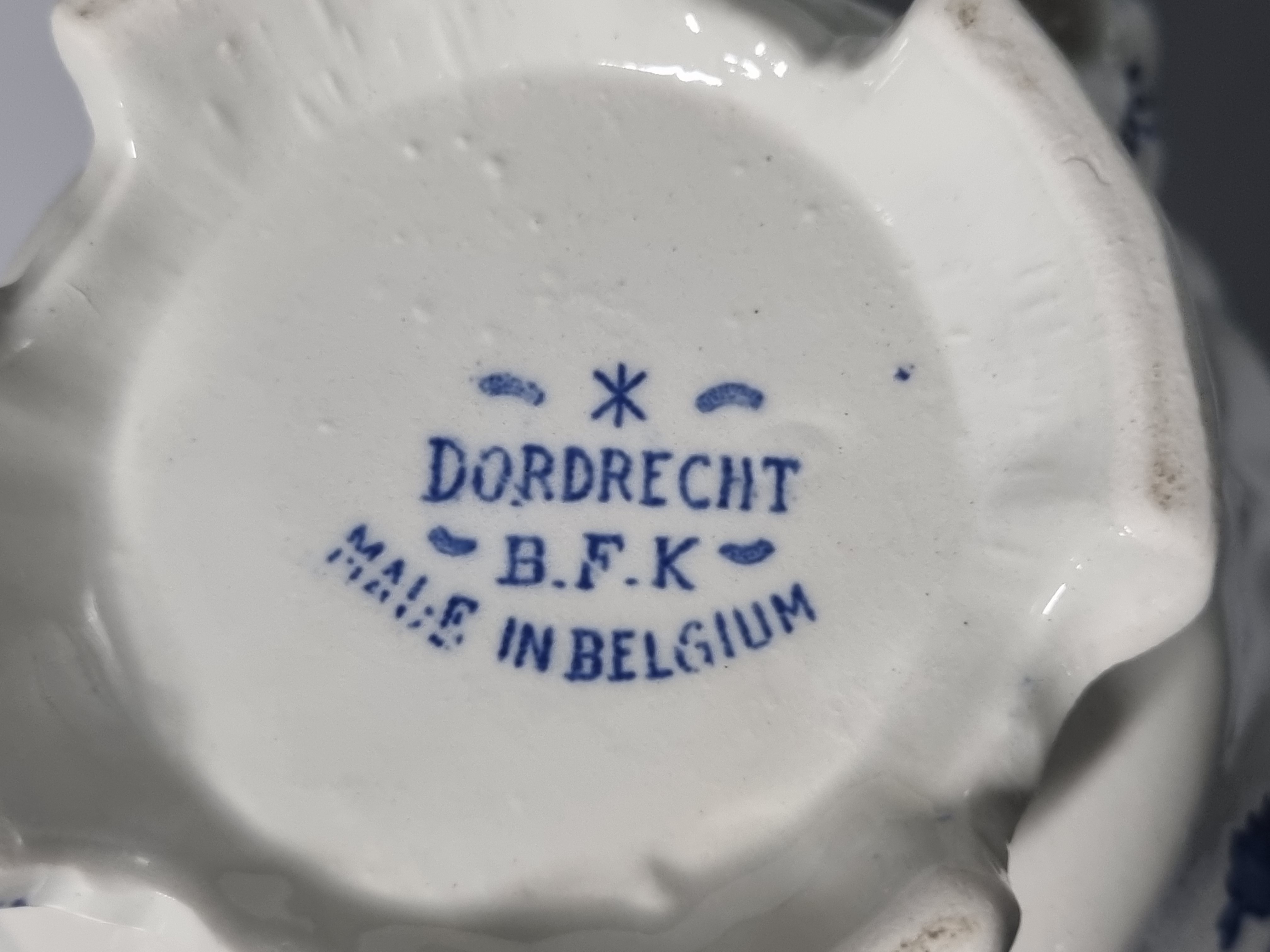 Boch BFK decor Dordrecht blauw Suikerpot