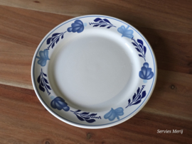 Royal Boch Boerenbont blauw Boerenblauw ontbijtbord 21 cm