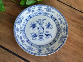 Potiche blauw Societe Ceramique Plat Dinerbord 23,5 cm