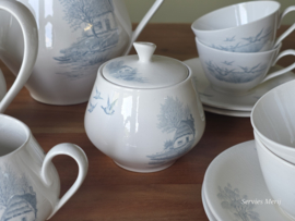 Societe Ceramique Waterland koffieservies theeservies 10 personen