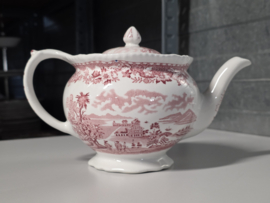 Engels rood Woods Burslem England Seaforth theepot 11 cm